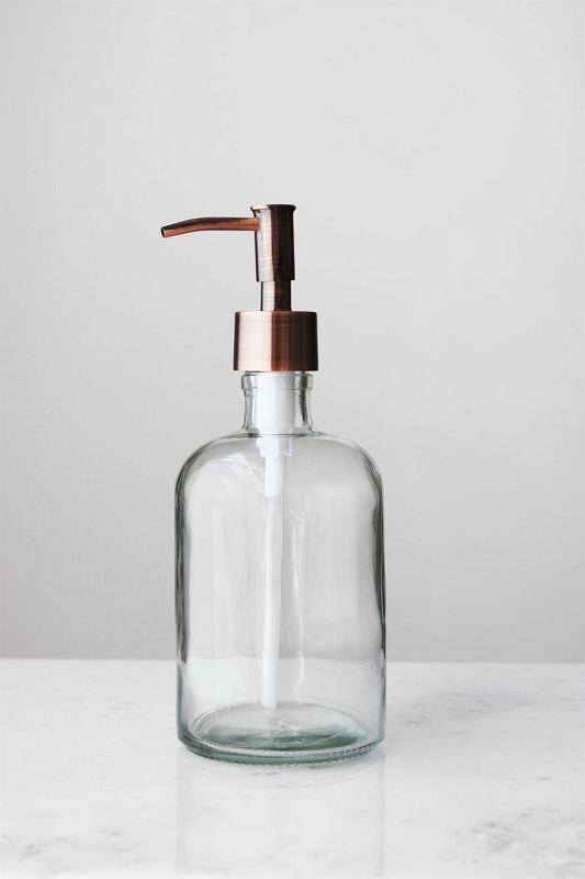 How to Clean A Glass Soap Dispenser with Metal Pump - The Quick Guide -  RAIL19
